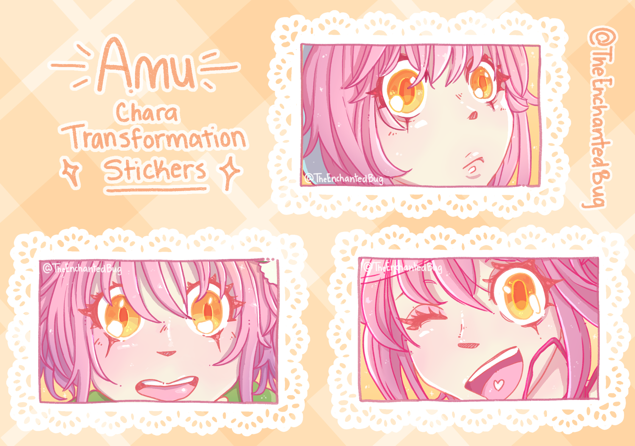 Amu's Charas Lace Stickers