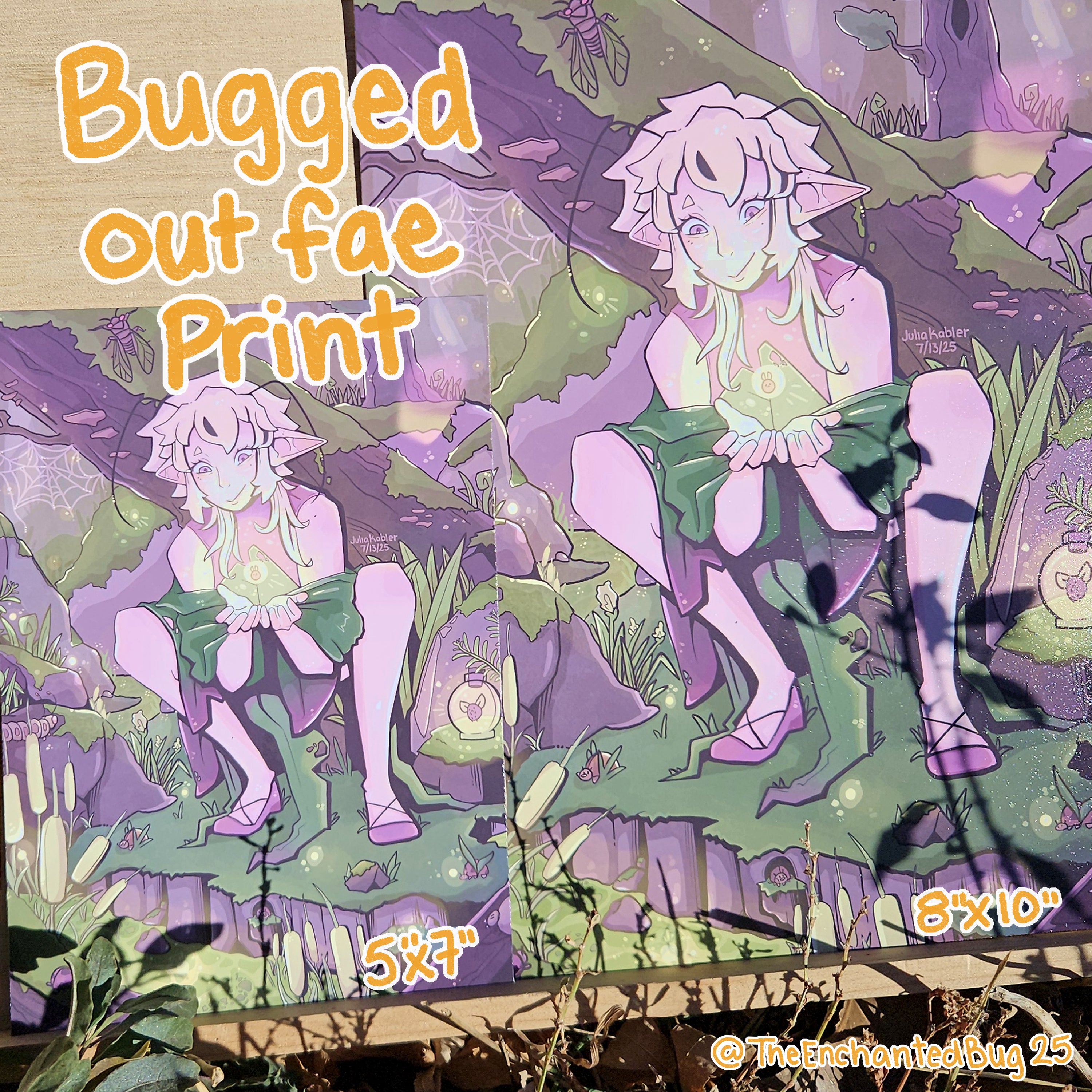Bugged Out Fae Print