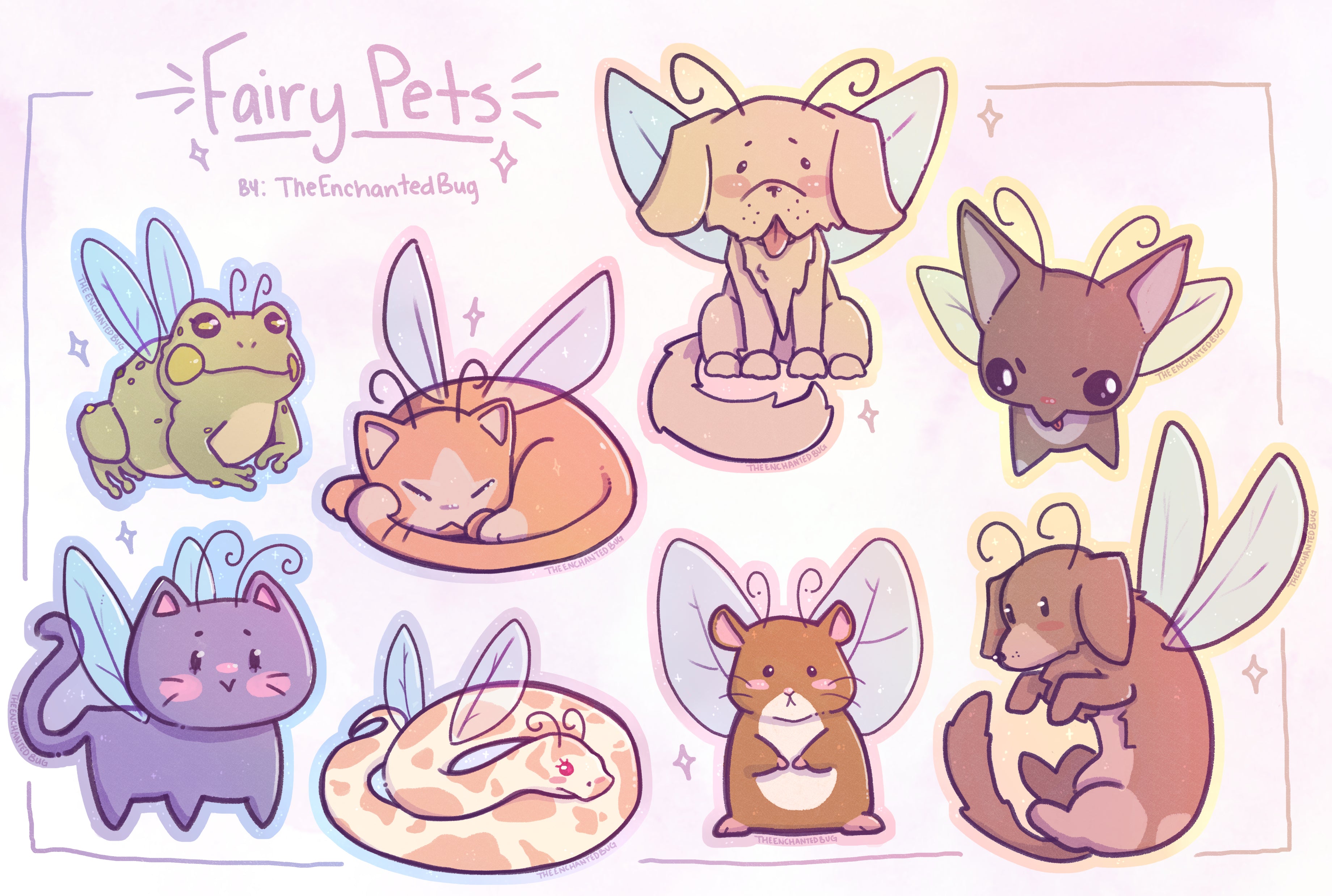 Fairy Pets Stickers