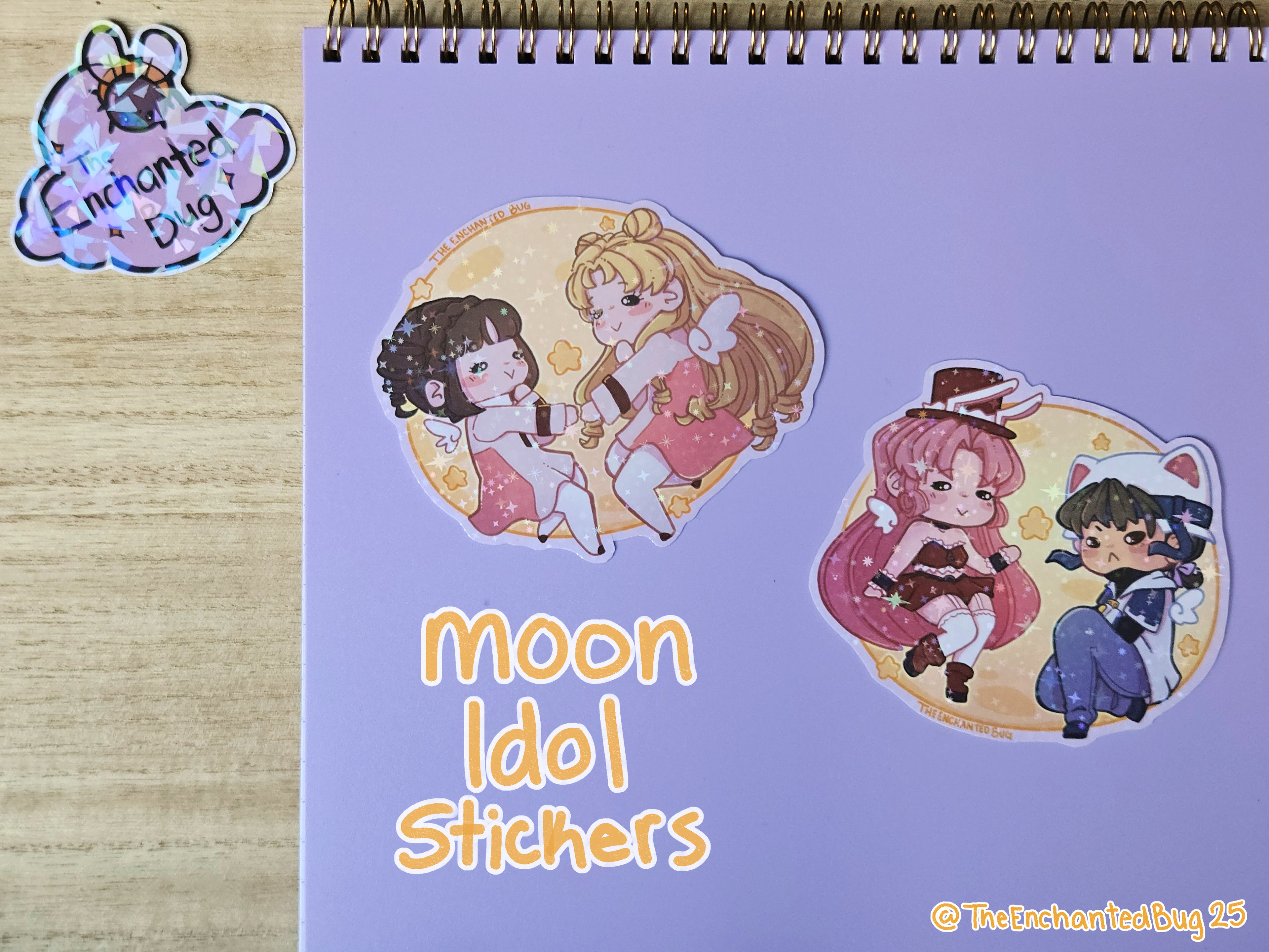 Moon Idol Stickers