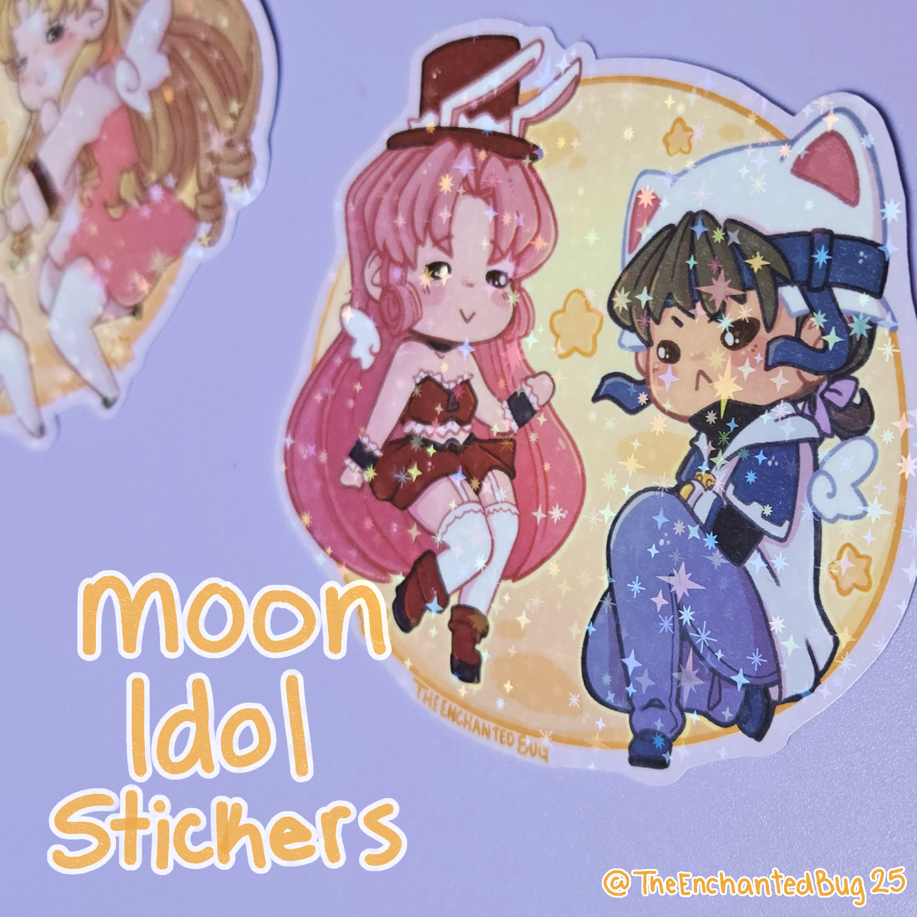 Moon Idol Stickers