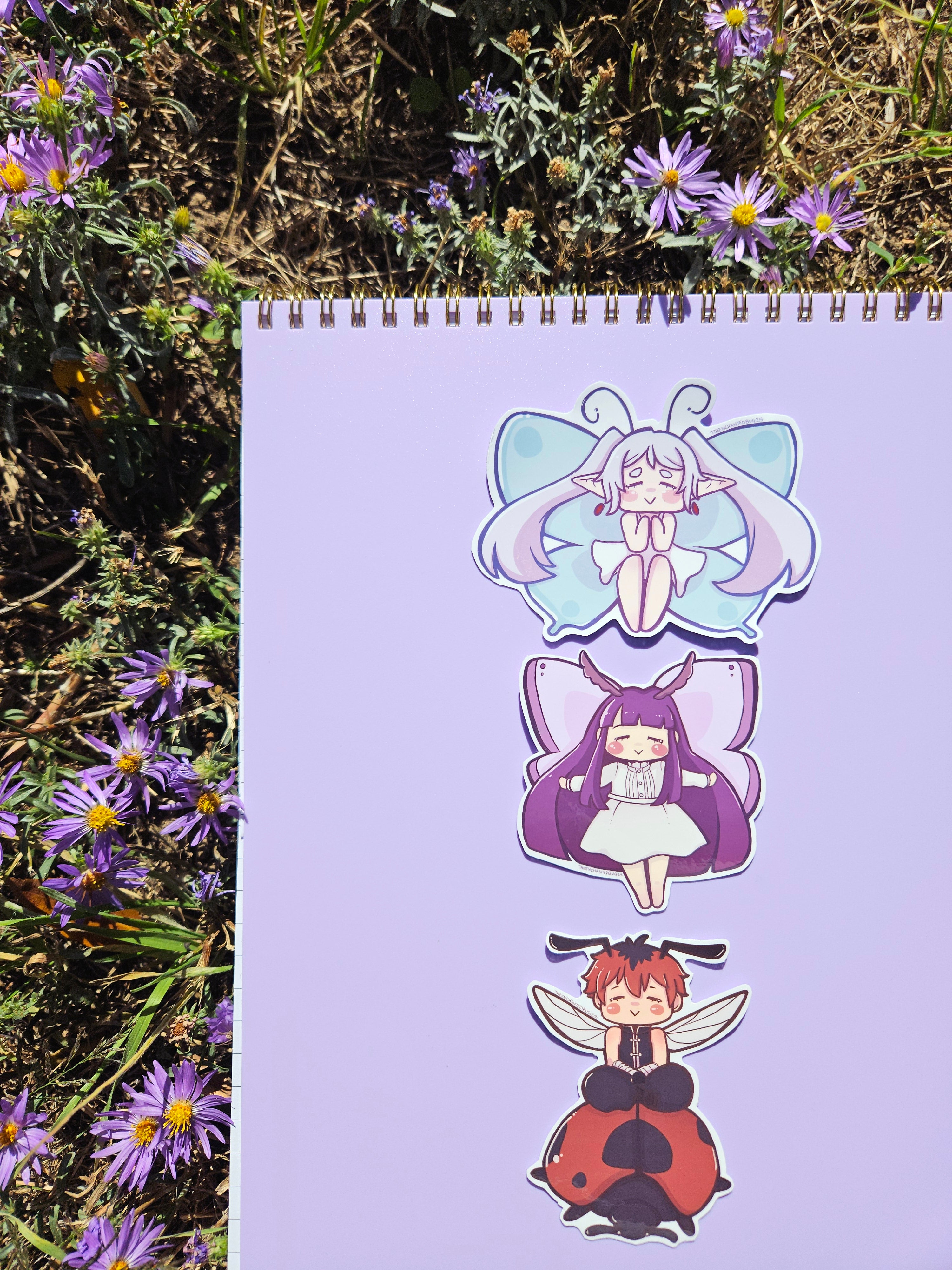 Traveling Bugs Stickers