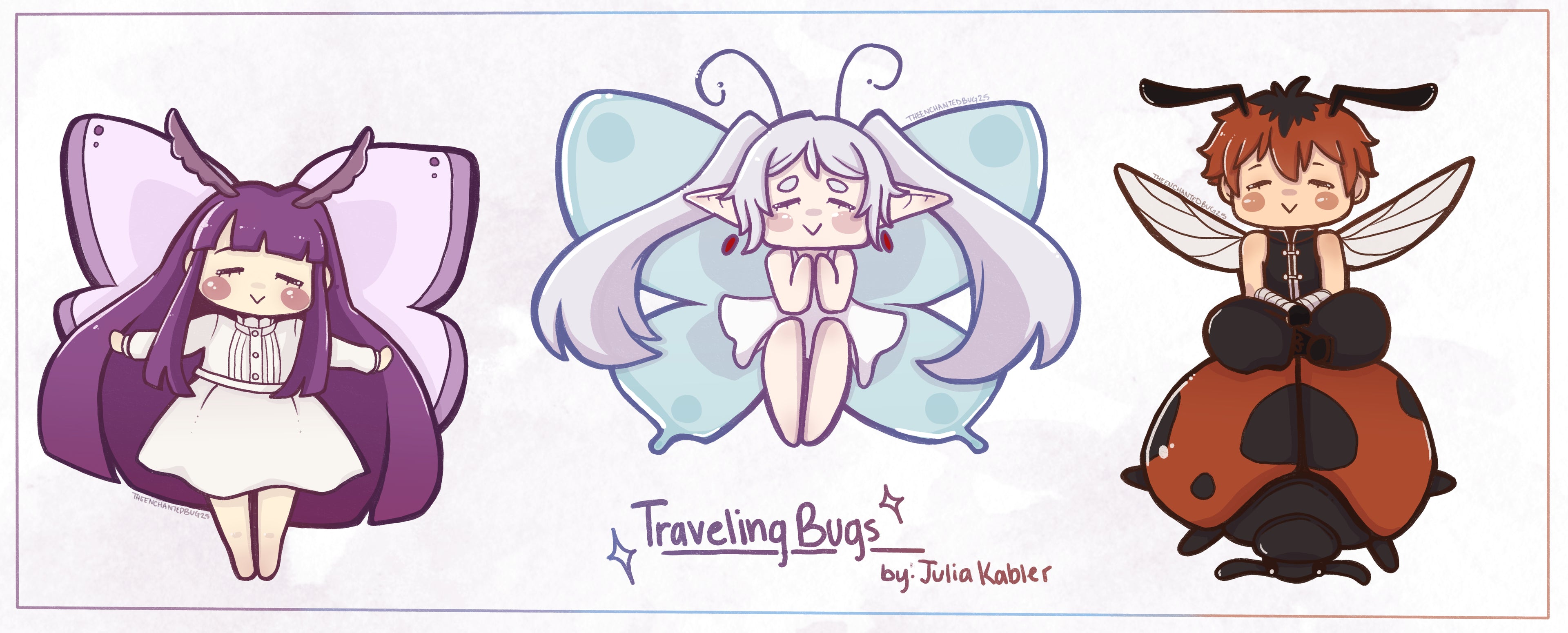 Traveling Bugs Stickers