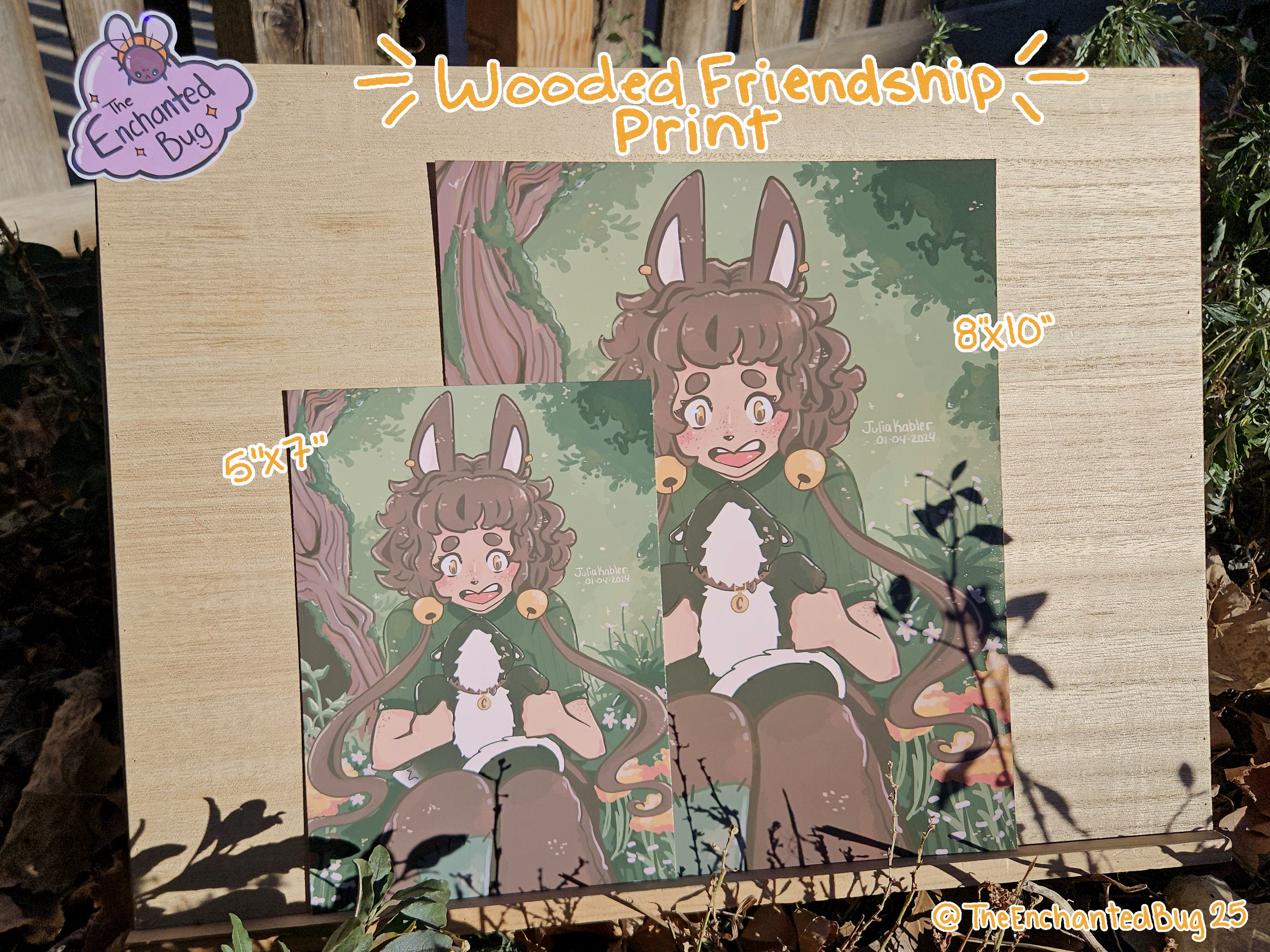 Wooded Friendship Print