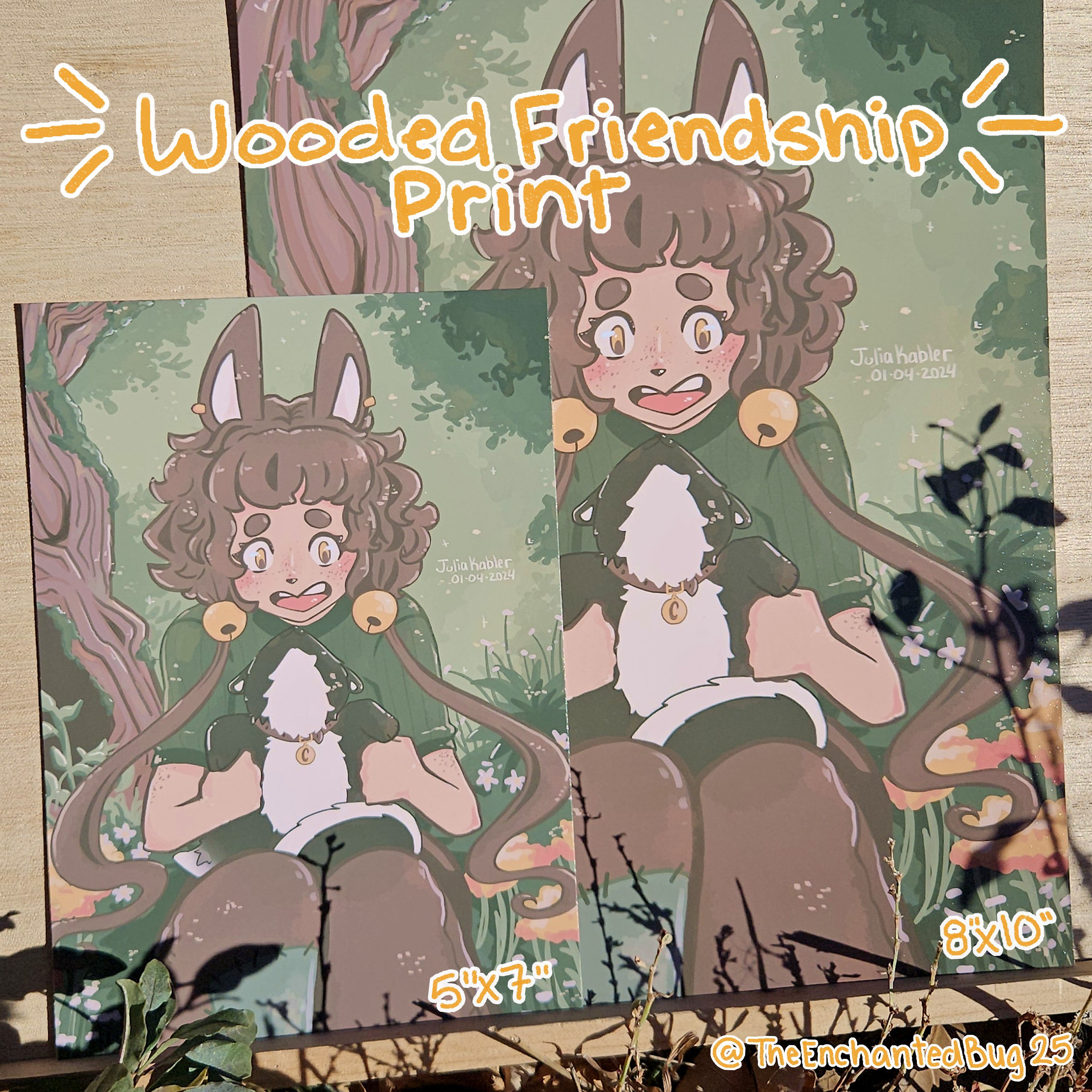 Wooded Friendship Print